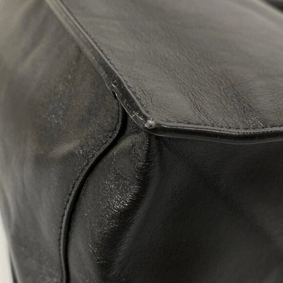 Auth SAINT LAURENT PARIS Rive Gauche 587273 Black Leather - Tote Bag - Picture 11 of 14